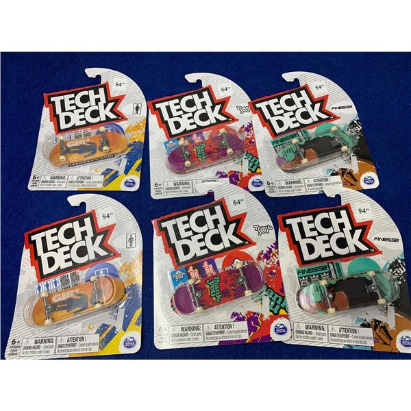 Lot Of 6 Tech Decks Finger Skateboards