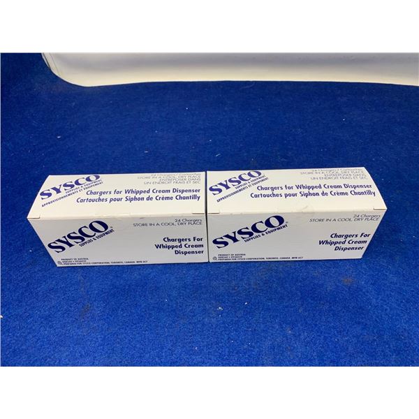 Sysco Chargers for Whipped Cream Dispensers 2 x 24