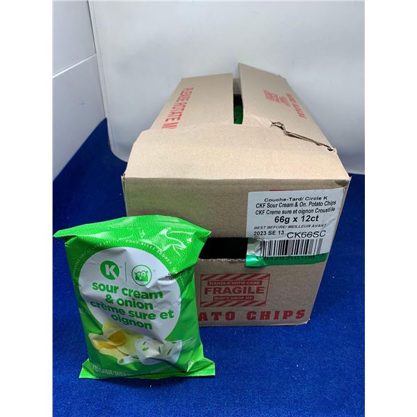 Sour Cream & Onion Chips 12 x 66g