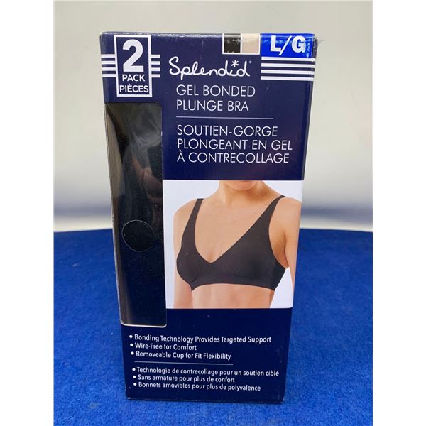 Splendid Plunge Bra 2 Pack Large