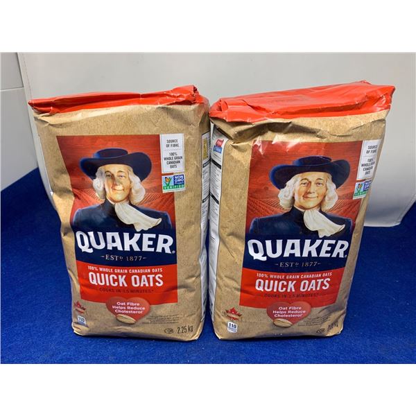 Quaker Quick Oats 2 x 2.25kg