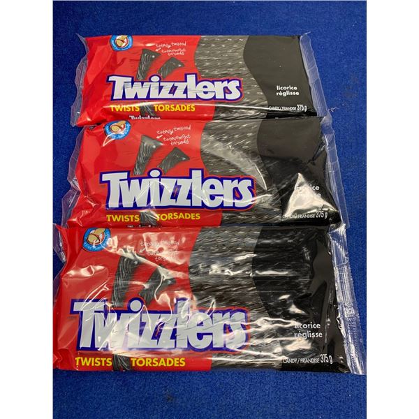 Twizzlers Black Licorice 3 x 375g