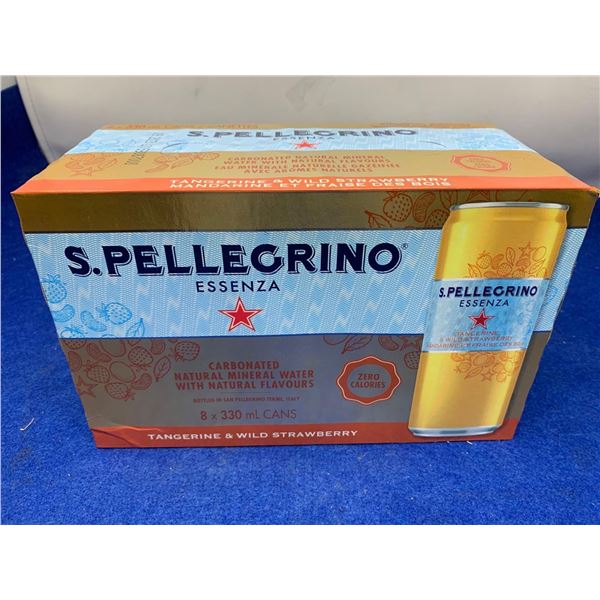 S.Pellegrino Tangerine & Wild Strawberry 8 x 330ml