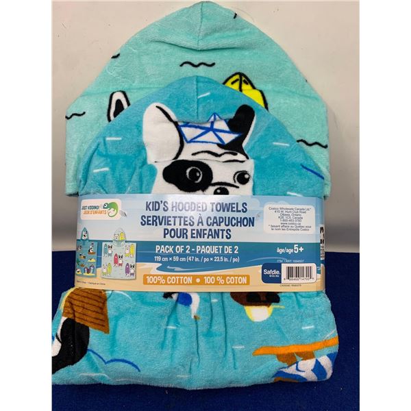 Kids Hooded Towels 2 Pack
