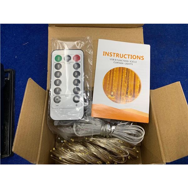 USB Function Icicle Curtain Lights