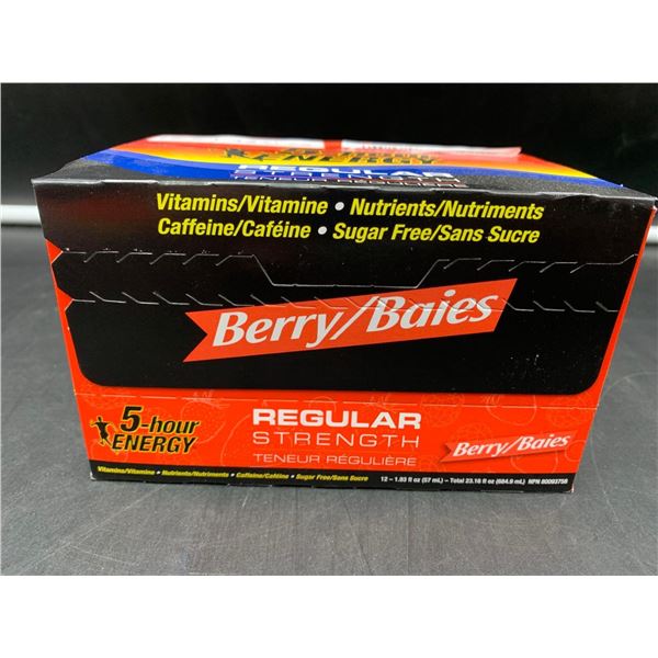 5 Hour Energy Berry Regular Strength 12 x 57ml