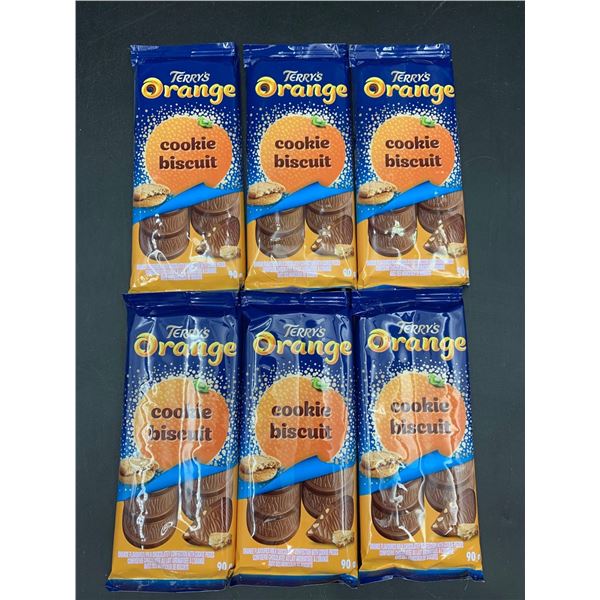 Terry's Orange Cookie Biscuit Candy Bars (6 x 90g)