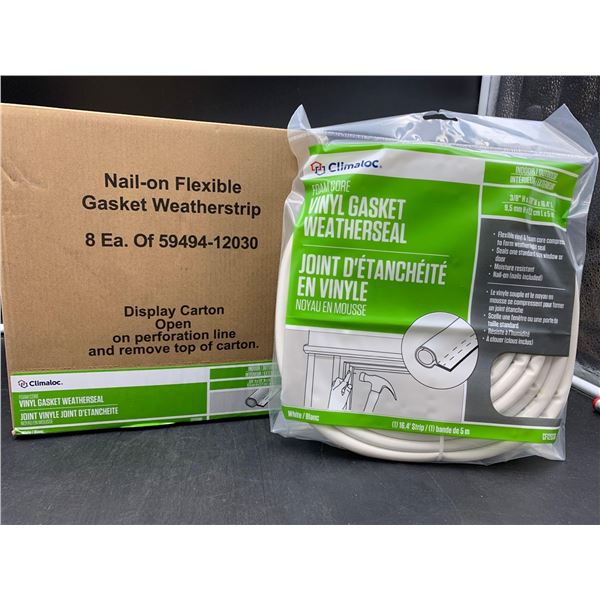 Climaloc Vinyl Gasket Weatherstrip (8 ea)