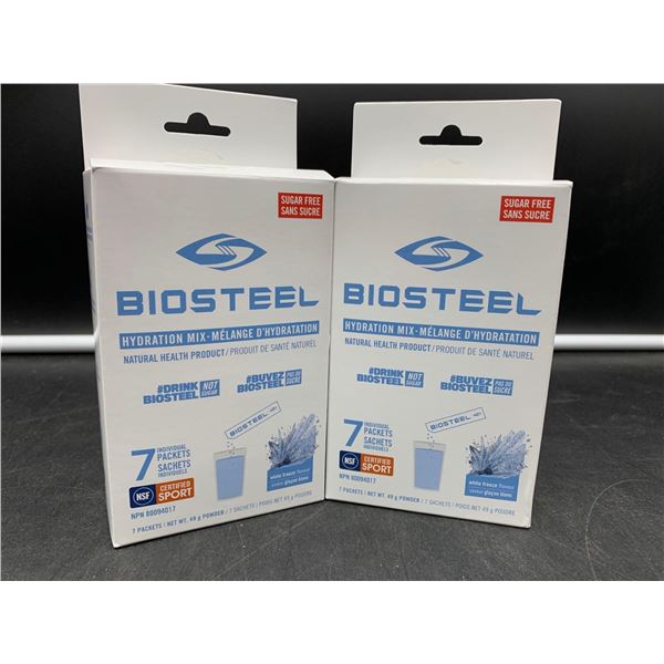 BioSteel Hydration Mix (2 x 7) White Freeze Flavour