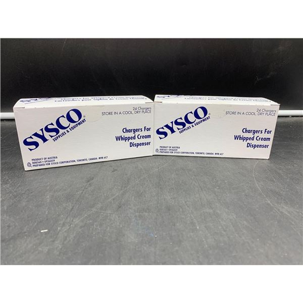Sysco Chargers for Whipped Cream Dispenser (2 x 24)