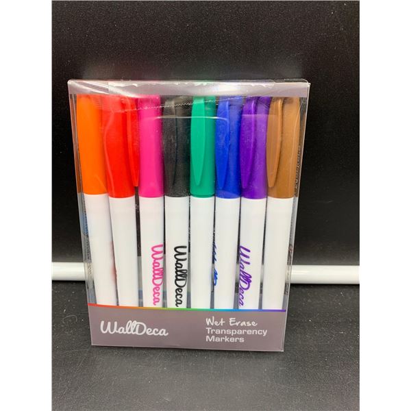 Wall Deco Wet Erase Transperancy Markers