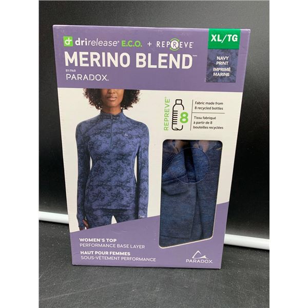 driRelease Merino Blend XL Women's Top Base Layer