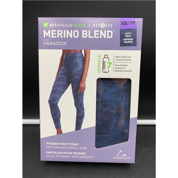 driRelease Merino Blend XS Women's Bottom Base Layer