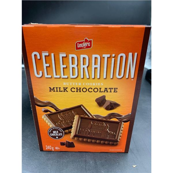 Leclerc Celebration Milk Chocolate Biscuits (240g x 6)