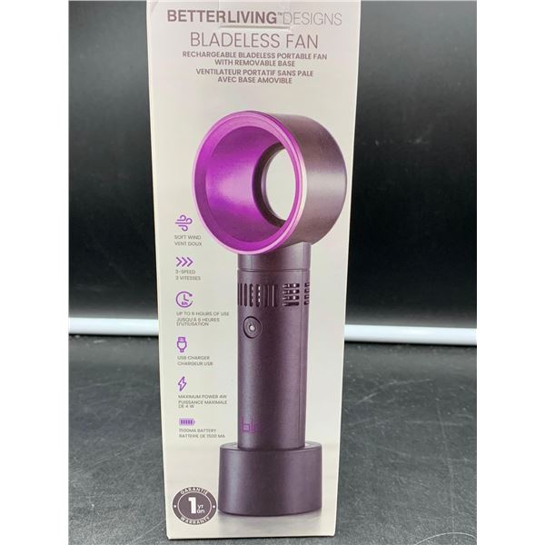 Better Living Designs Portable Bladeless Fan