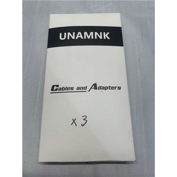 Unamnk Cables And Adapters 3 Pack
