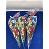 Image 1 : Big Kahuna Gummy Candy Cones (3 x500g)