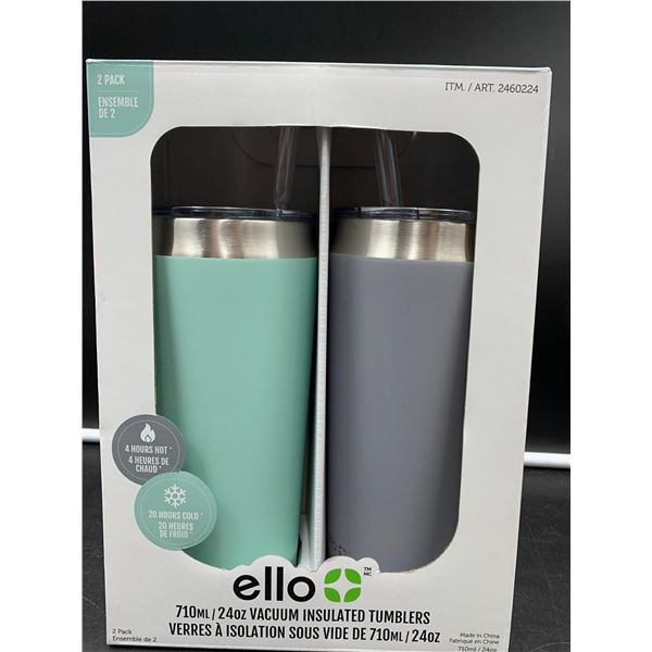 Ello 2 x 710ml Vacuum Insulated Tumblers