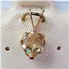 Image 1 : 10K Yellow Gold Citrine(0.67ct) Pendant (~Size 0) (~length 0inches), Suggested Retail Value $160