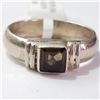Image 1 : Silver Smokey Quartz Ring (~Size 8)(Ring is resizable for $40) (~length 0inches) (~weight 4.39g), Su