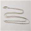 Image 1 : Silver Chain (~Size 0) (~length 18inches), Suggested Retail Value $80