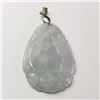 Image 1 : Silver Jadeite Pendant (~Size 0) (~length 0inches), Suggested Retail Value $200 (Estimated Selling P