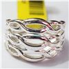 Image 1 : Silver Ring (~Size 5)(Ring is resizable for $40) (~length 0inches) (~weight 4.08g), Suggested Retail