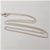 Image 1 : Silver Chain (~Size 0) (~length 18inches), Suggested Retail Value $80