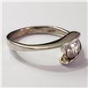 Image 2 : Silver Cubic Zirconia Ring (~Size 6)(Ring is resizable for $40) (~length 0inches), Suggested Retail 