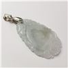 Image 2 : Silver Jadeite Pendant (~Size 0) (~length 0inches), Suggested Retail Value $200 (Estimated Selling P