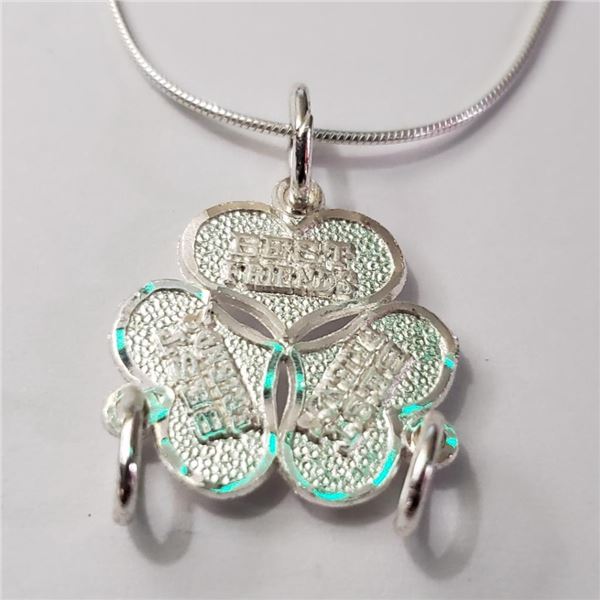 Silver Necklace (~Size 0) (~length 18inches) (~weight 3g), Suggested Retail Value $100