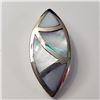 Image 1 : Silver Mother Of Pearl Pendant (~Size 0) (~length 0inches) (~weight 4.72g), Suggested Retail Value $