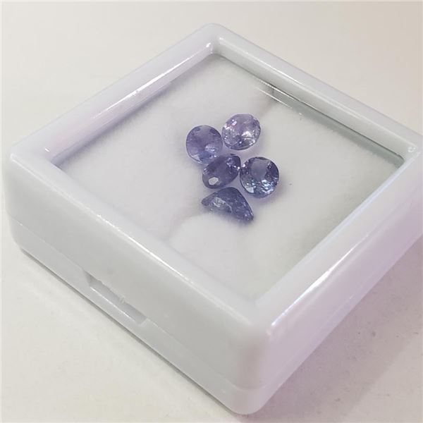 Tanzanite(4ct) (~Size 0) (~length 0 inches), Suggested Retail Value $400