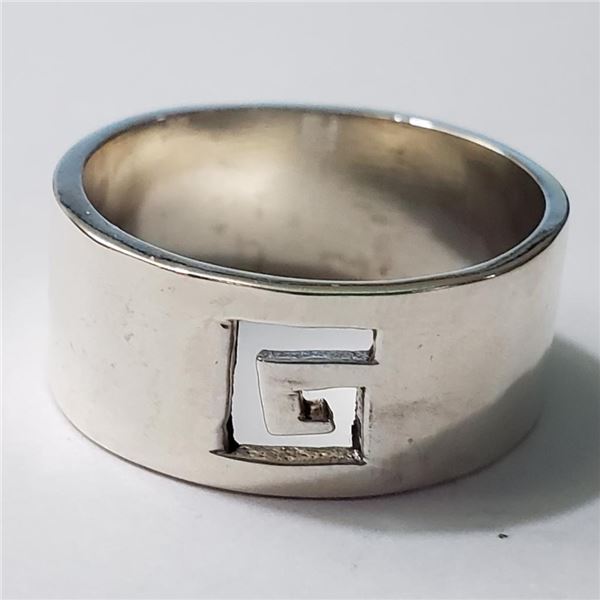 Silver Ring (~Size 8)(Ring is resizable for $40) (~length 0 inches) (~weight 6.41g), Suggested Retai