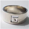 Image 1 : Silver Ring (~Size 8)(Ring is resizable for $40) (~length 0 inches) (~weight 6.41g), Suggested Retai