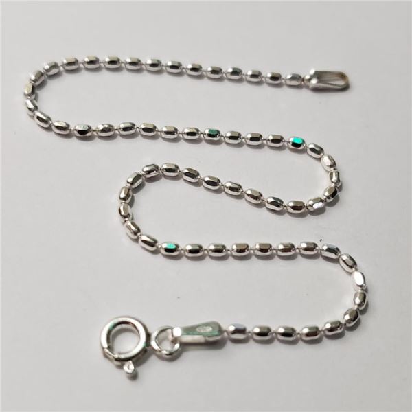 Silver Bracelet (~Size 0) (~length 7 inches), Suggested Retail Value $80