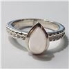Image 1 : Silver Rose Quartz Ring (~Size 7)(Ring is resizable for $40) (~length 0 inches) (~weight 4.2g), Sugg