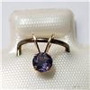 Image 1 : 14K Yellow Gold Iolite Pendant (~Size 0) (~length 0 inches), Suggested Retail Value $120