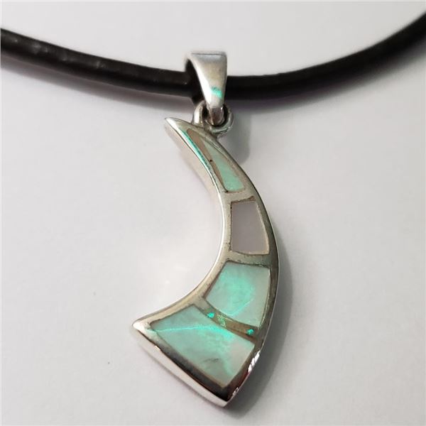 Silver W/ Cord Pendant (~Size 0) (~length 0 inches), Suggested Retail Value $100