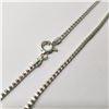 Image 2 : Silver Chain (~Size 0) (~length 17 inches) (~weight 3g), Suggested Retail Value $100