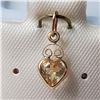 Image 1 : 14K Yellow Gold Citrine Pendant (~Size 0) (~length 0 inches), Suggested Retail Value $160