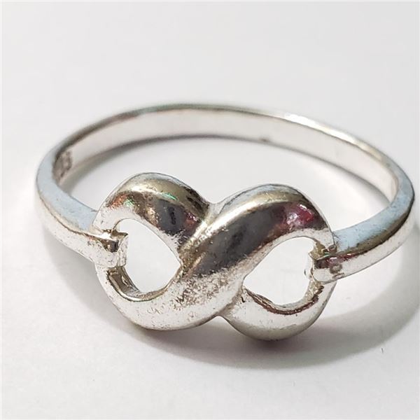 Silver Ring (~Size 9)(Ring is resizable for $40) (~length 0 inches), Suggested Retail Value $80