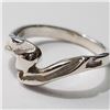 Image 2 : Silver Ring (~Size 8)(Ring is resizable for $40) (~length 0 inches) (~weight 3.12g), Suggested Retai