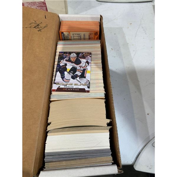 Box Lot of Assorted Hockey Trading Cards