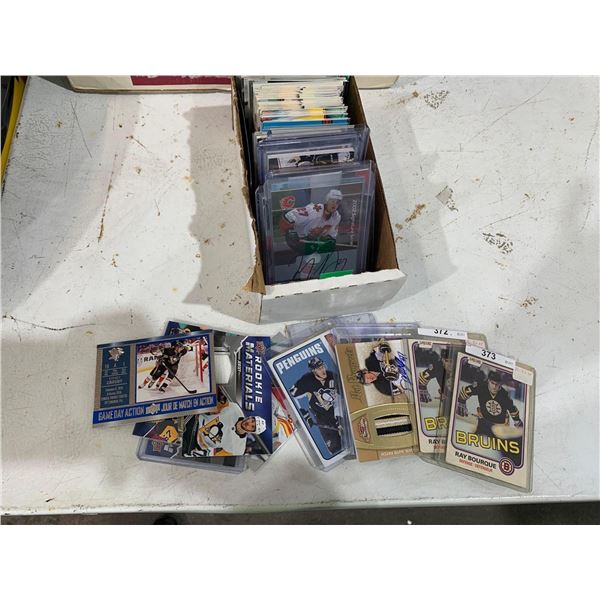 Box Lot Of Assorted Hockey Trading Cards