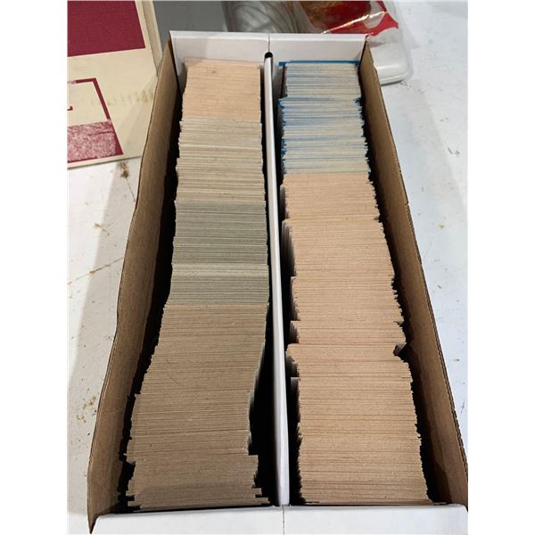Box Lot Of Assorted Hockey Trading Cards