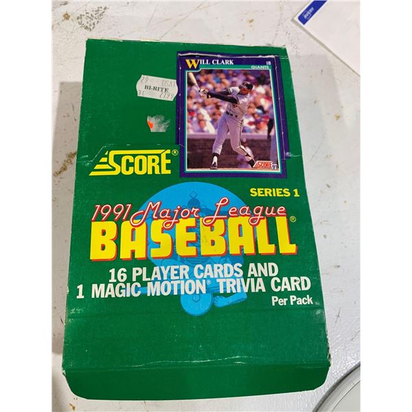 1991 MLB Trading Cards Mostly Un Opened