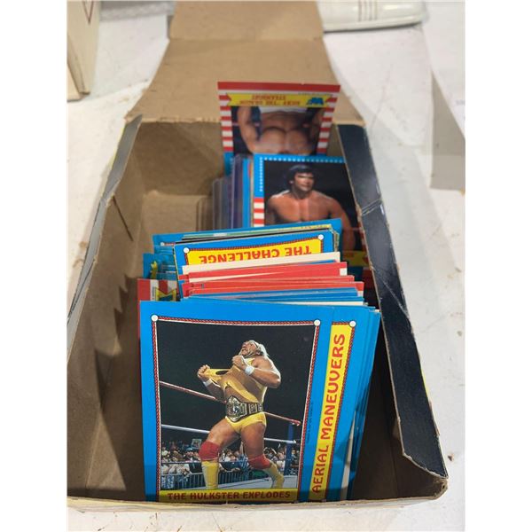 Topps Wrestling Trading Cards (a few Rock band Cards)
