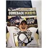 Image 3 : Pittsburgh Penguins Autographed Flag and 2009 Signed Comeback Kids Booklet