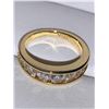 Image 3 : Ladies Multi Bezel Set Stones wedding band size 7